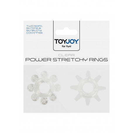 ANELLO FALLICO SET POWER STRETCHY RINGS 2PCS